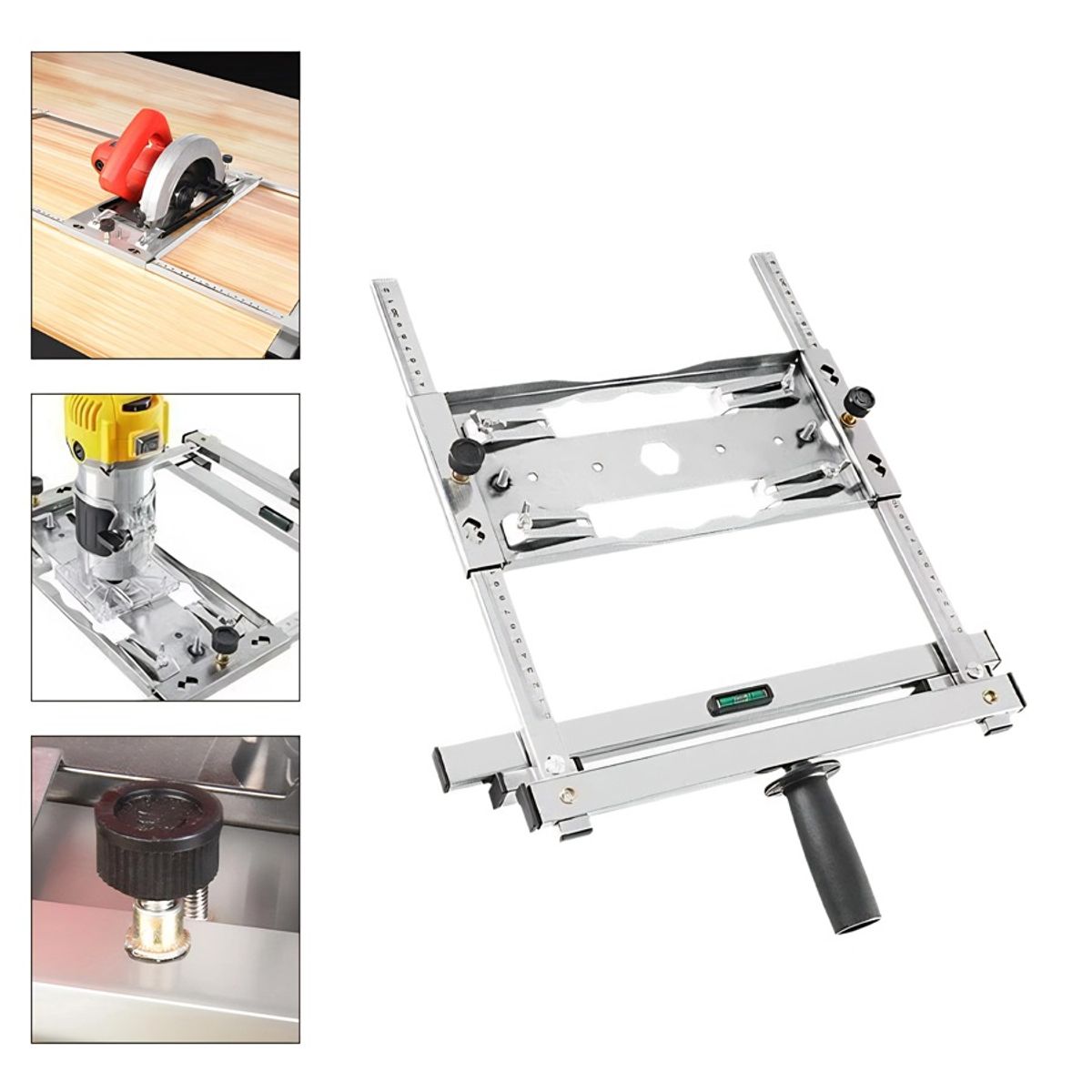 GENERICO - Guía De Corte Para Sierra O Router De Mano Carpintería