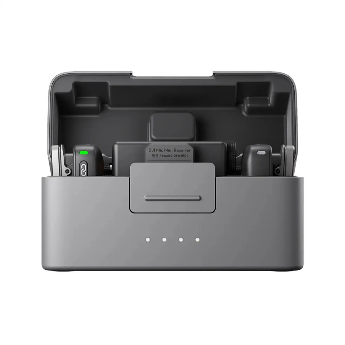 DJI - DJI Mic Mini(2 TX + 1 RX + Estuche de carga) Micrófono inalámbrico Lavalier Set