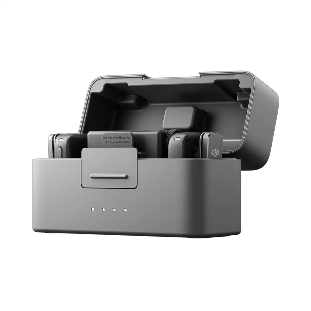 DJI - DJI Mic Mini(2 TX + 1 RX + Estuche de carga) Micrófono inalámbrico Lavalier Set