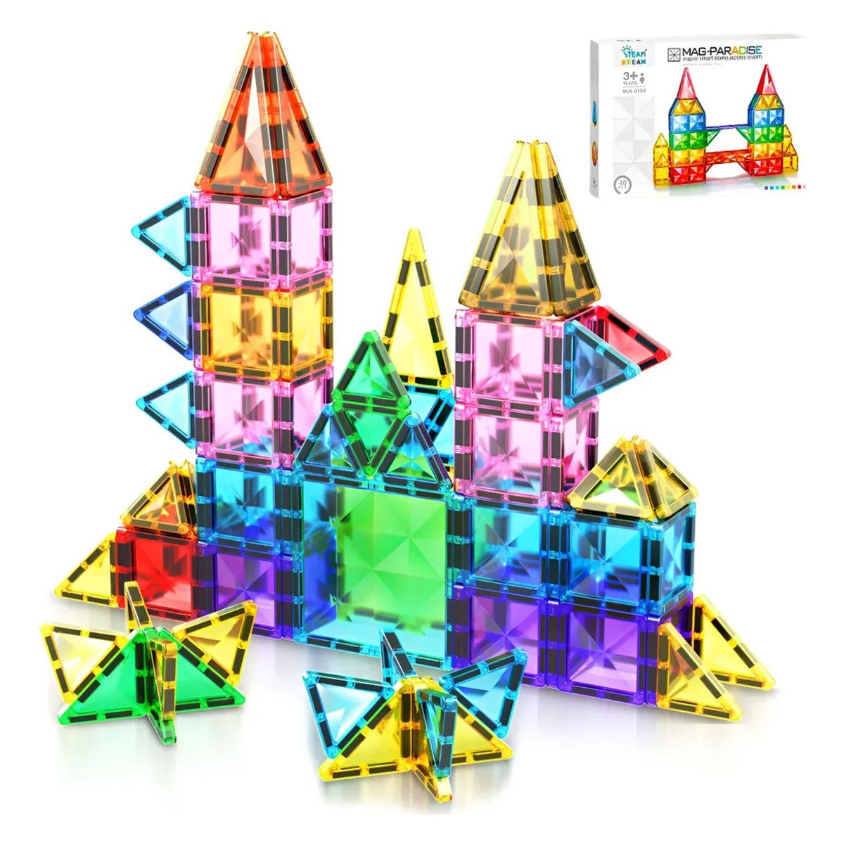 GENERICO - Bloques De Construcción Magnético Regalo Para Niños 40pcs