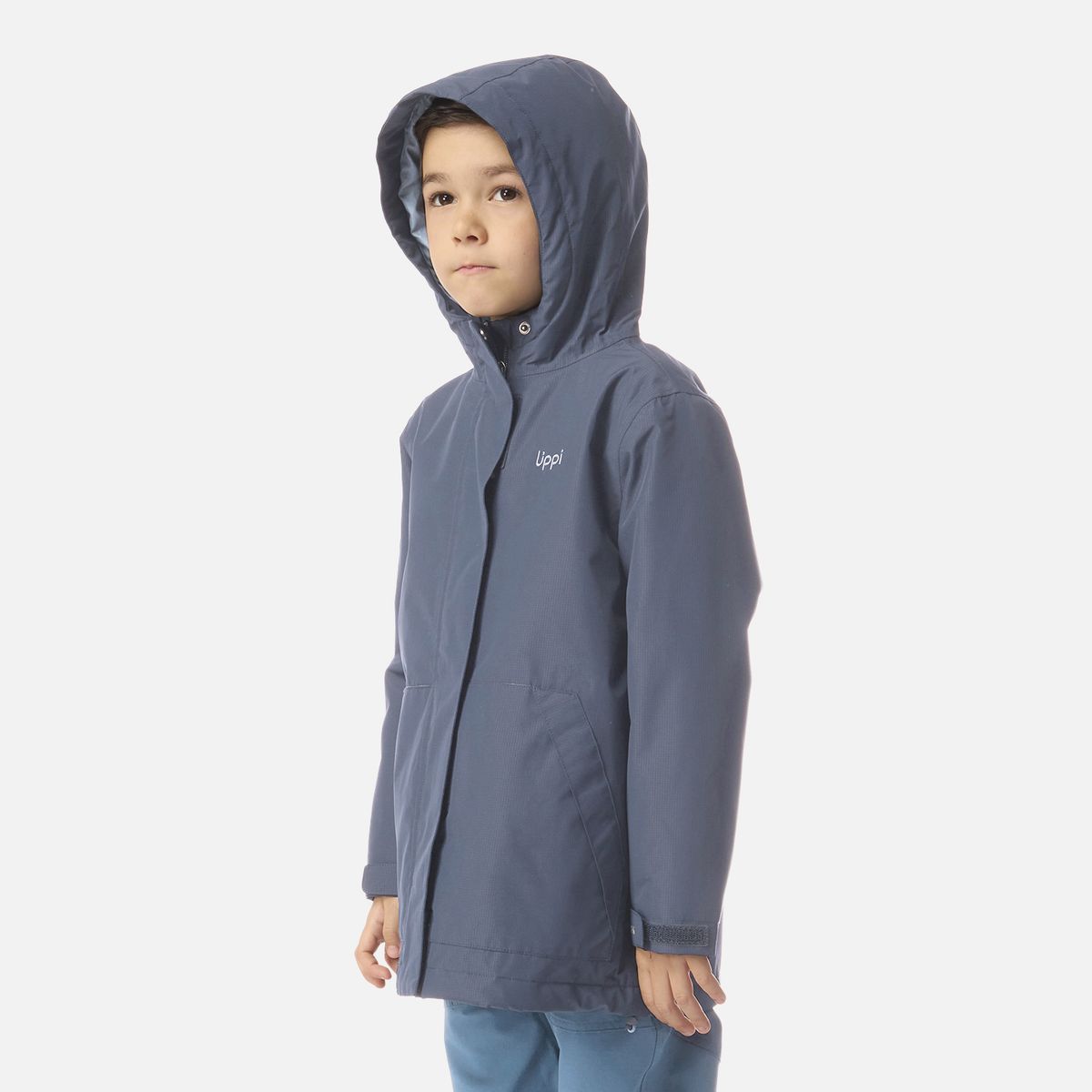 LIPPI - Chaqueta Niño Cold Place B-Dry Hoody Jacket Azul Piedra Lippi