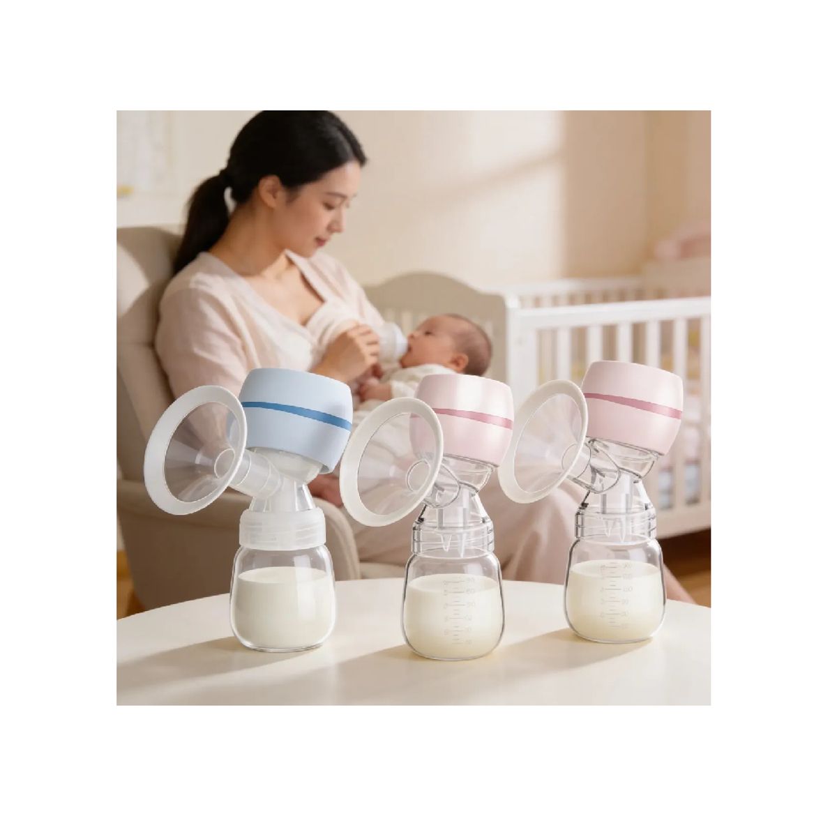 GENERICO - Saca Leche Extractor Materno Electronico 180ml