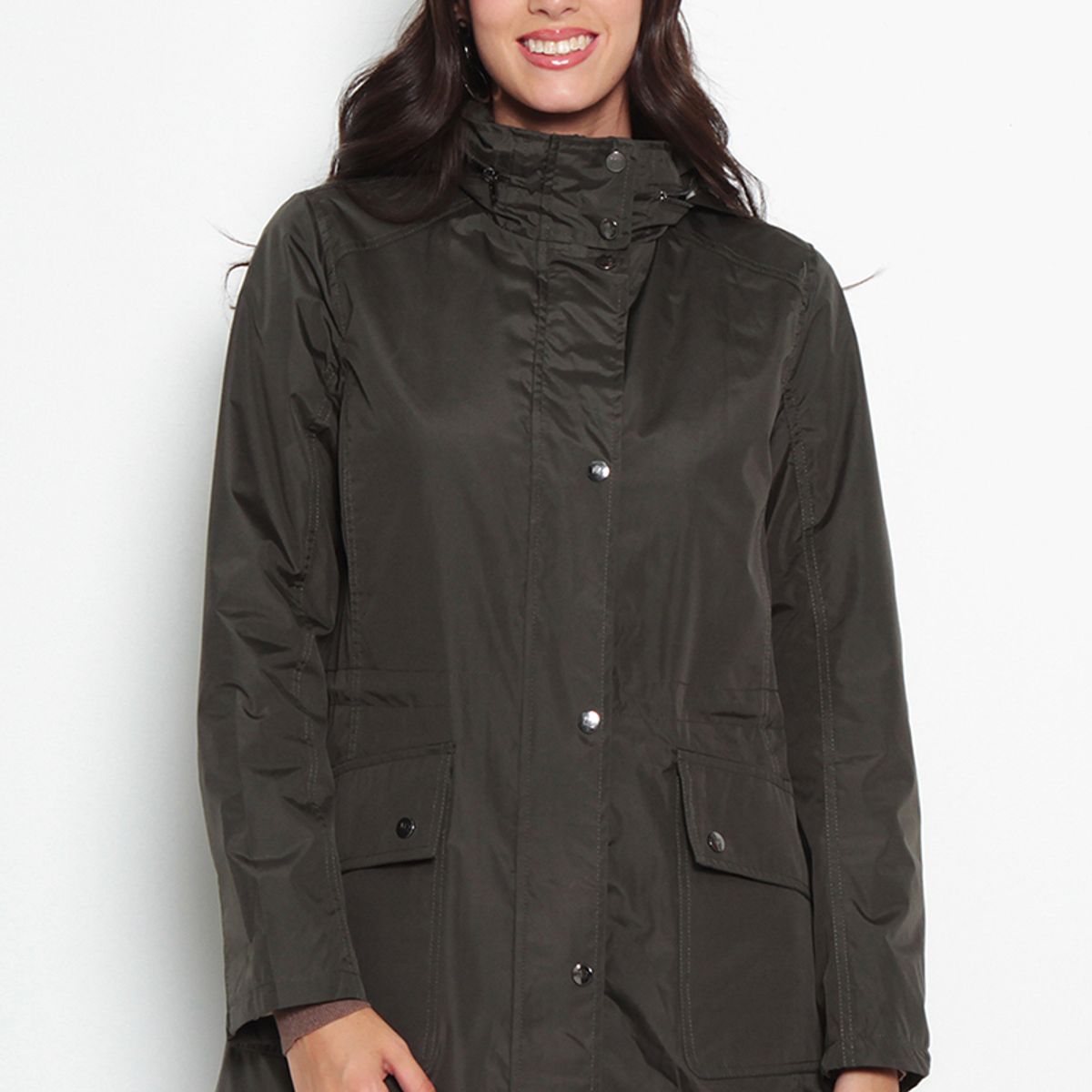WADOS - CHAQUETA IMPERMEABLE CON CAPUCHA NO DESMONTABLE CON FORRO