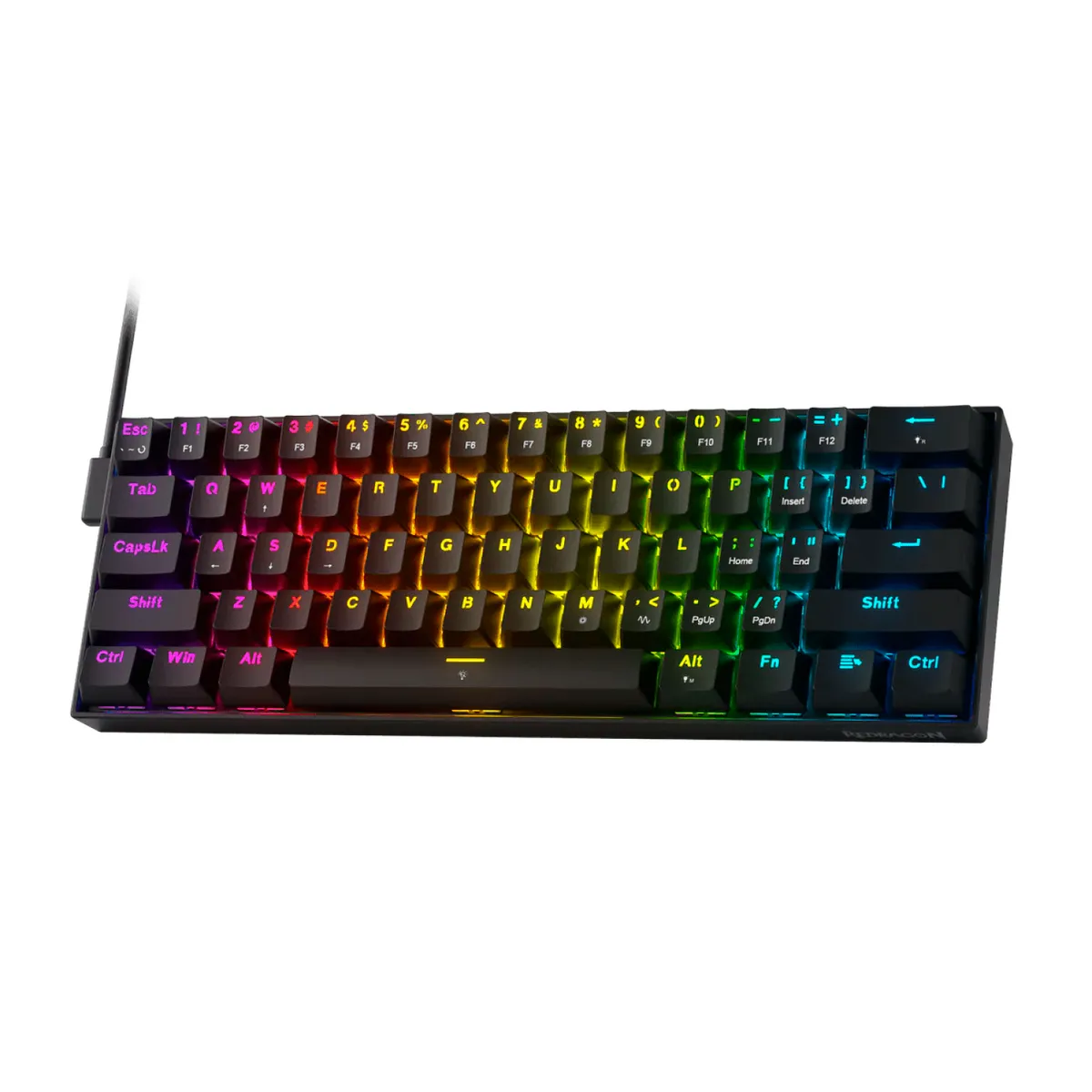 REDRAGON - Teclado Redragon Fizz K617RGB-MP SP Magnético Negro