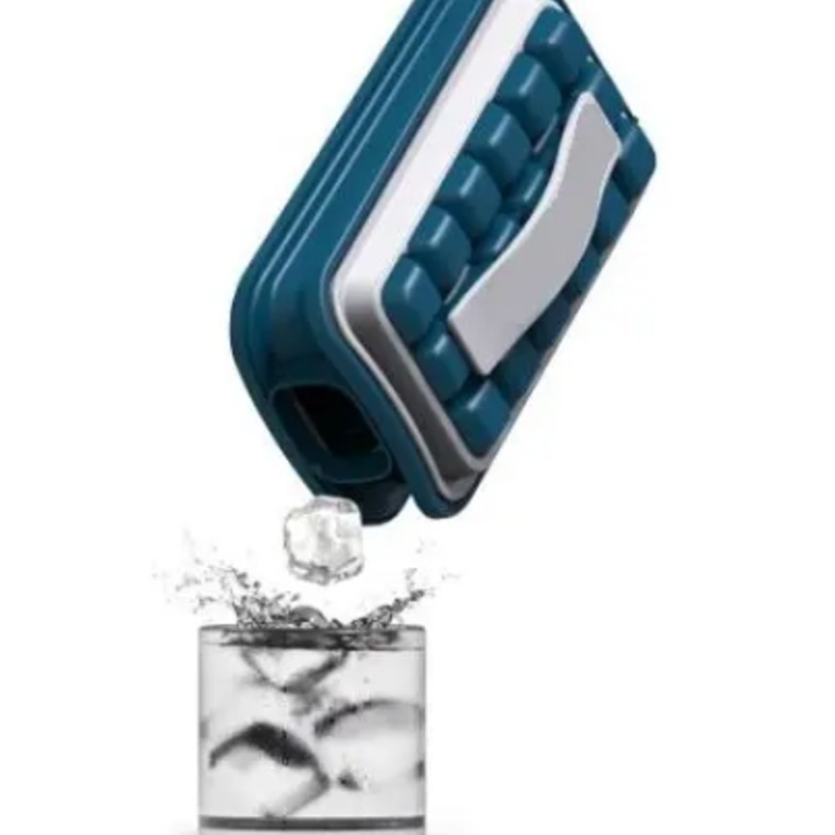 GENERICO - Cubeta Hielo Silicona Hielos Para Wisky Antiderrames