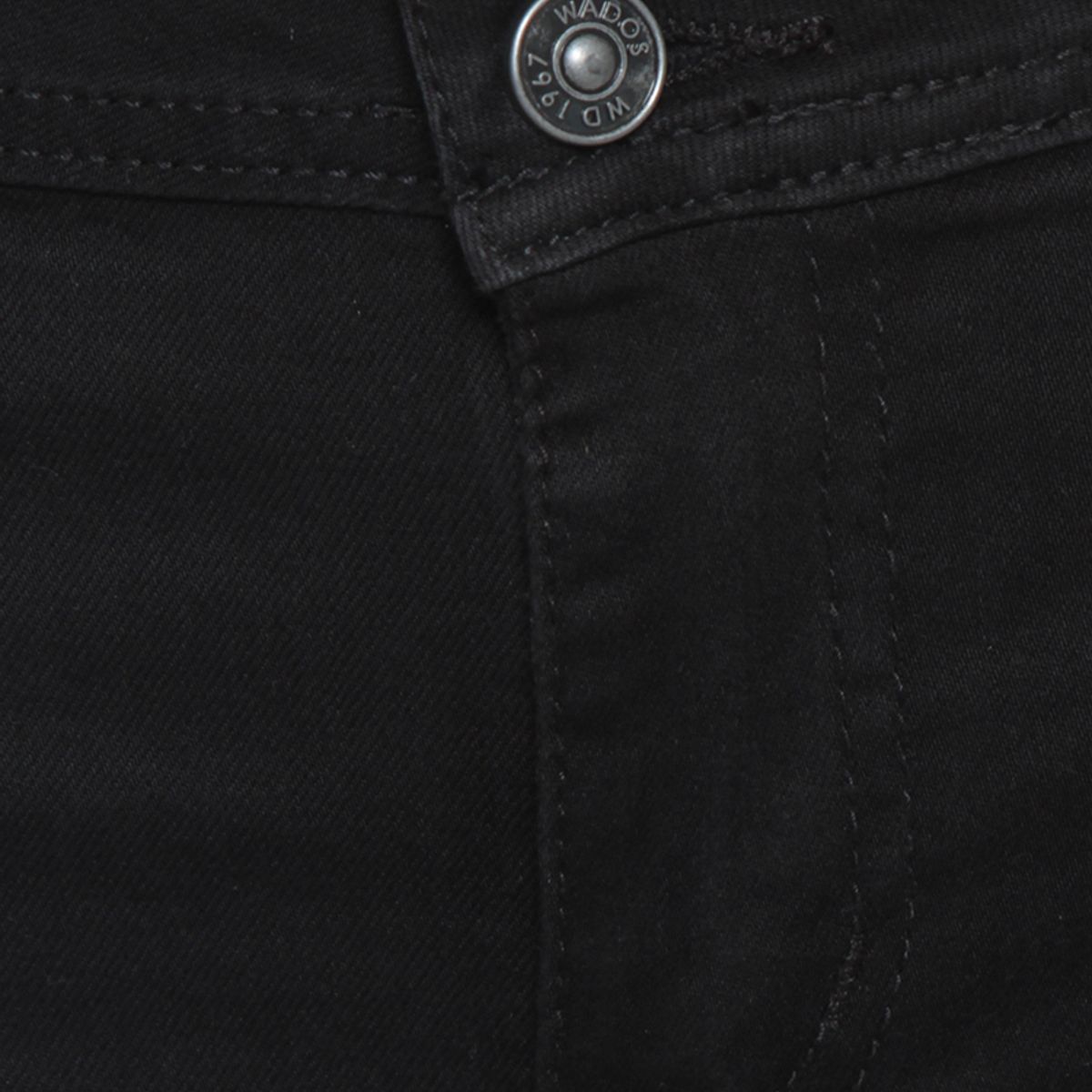 WADOS - JEANS MUJER CARGO TIRO ALTO PRETINA ANCHA DOS BOTONES  PIERNA FLARE