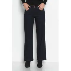 WADOS - JEANS PUSH UP FLARE PRETINA DOS BOTONES