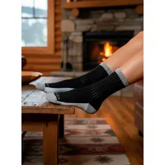 PANAMA JACK - Calcetines Lana Merino Unisex Negro