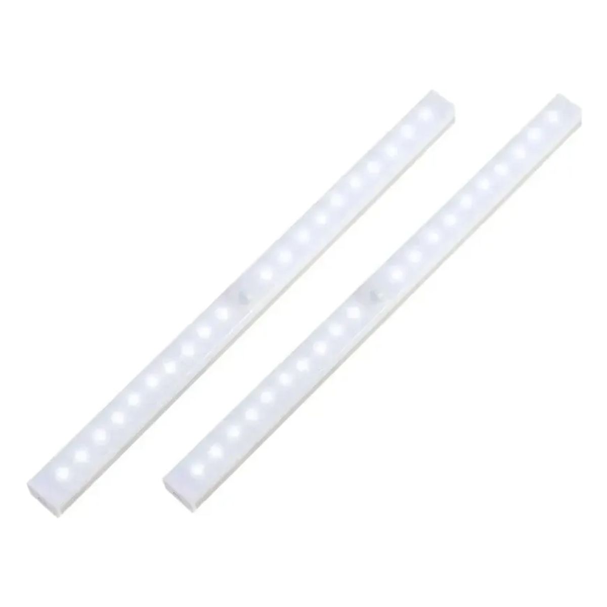GENERICO - Pack de 2 Led Con Sensor Movimiento Cocina Armarios Escale Gabinetes Luz Fria