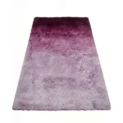 GENERICO - ALFOMBRA PELUDA 200X240 PREMIUM COLOR ROSADO DEGRADADO