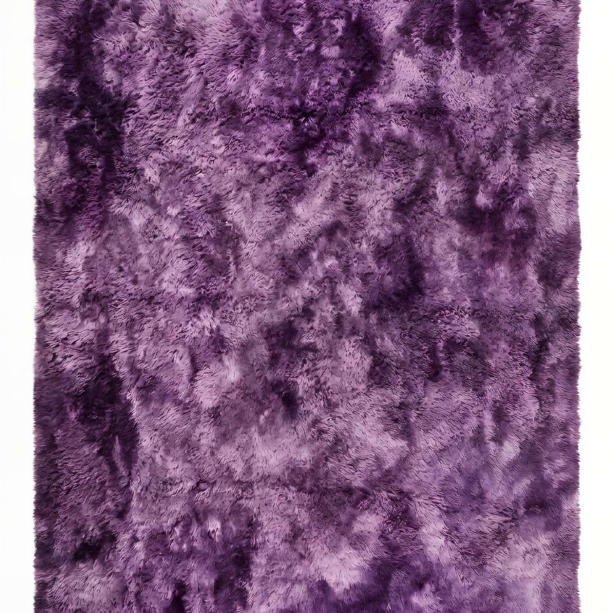 GENERICO - ALFOMBRA PELUDA 200X240  PREMIUM COLOR MORADO