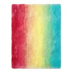 GENERICO - ALFOMBRA PELUDA 200X240 PREMIUM ARCOIRIS