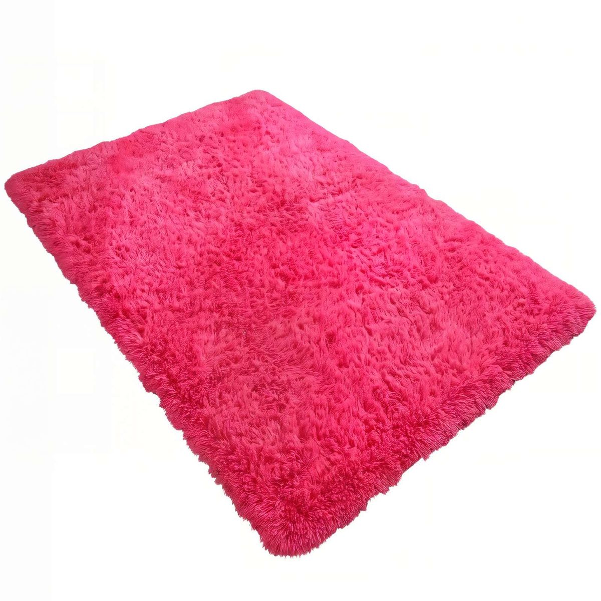 GENERICO - ALFOMBRA PELUDA 200X300 PREMIUM COLOR ROSA