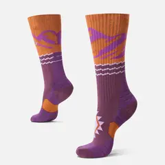 HAKA HONU - Calcetín Mujer Sendero Morado