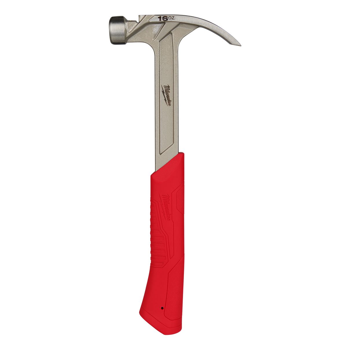 MILWAUKEE - Martillo Carpintero Milwaukee 16 Onzas Cara Lisa Garra Curva 48-22-9018 
