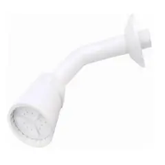 HOFFENS - Ducha Movil Blanca Polipropileno Chorro Regulable Universal