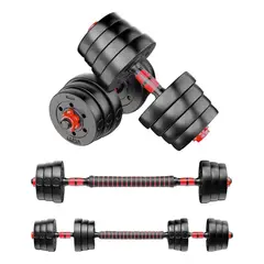 GENERICO - Set Pesas Mancuernas 50kg Ajustables Con Barra Extensora Kit