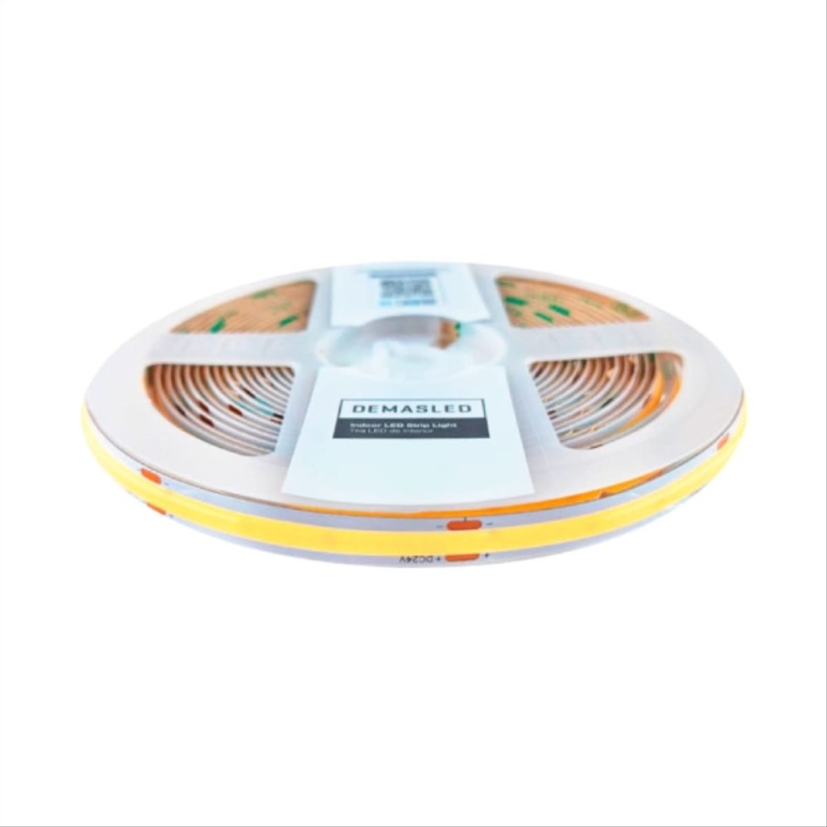Cinta COB 24V 10W/m Blanco Neutro 1100lm/m 480LEDs/m 5m, marca DEMASLED - Foto 2