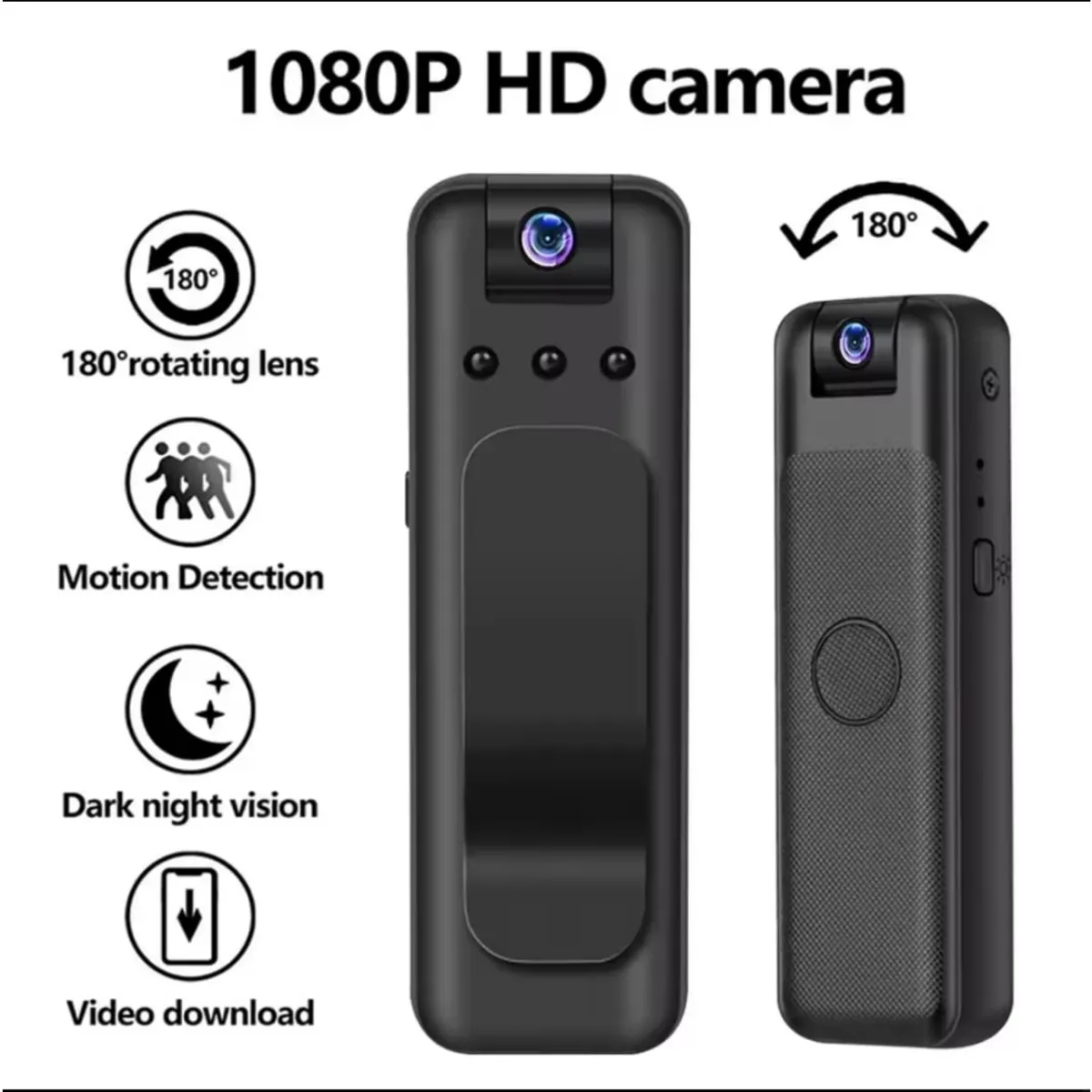 GENERICO - MINI CAMARA CON WIFI 1080HD