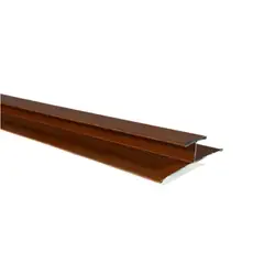 COIMSA - Perfil siding metal h exterior 3m cedro