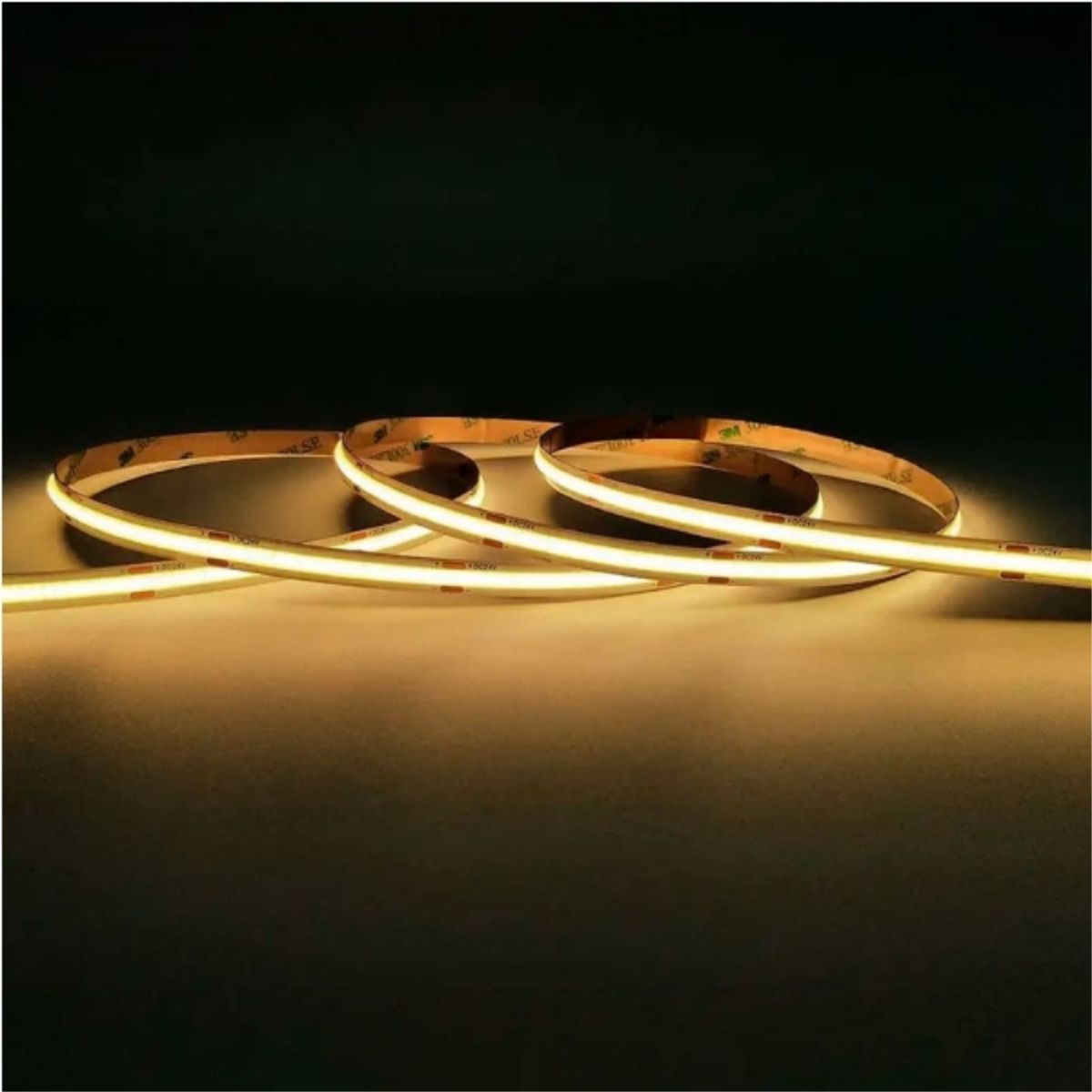 DEMASLED - Cinta COB 24V 10W/m Blanco Cálido 1100lm/m 480LEDs/m 5m
