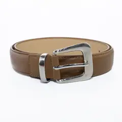 MAILEA - Cinturon clasico heb. C/pas Tostado