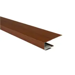 COIMSA - Perfil siding metal j exterior 3m cedro