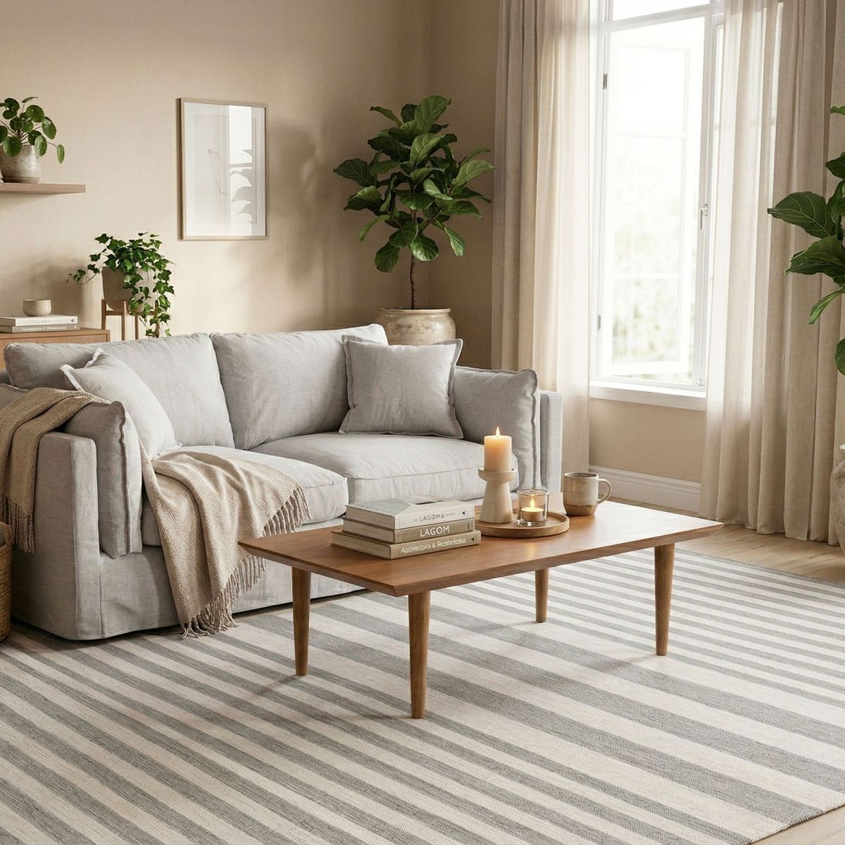 DIB - Alfombra Dhurrie Nature 160X230 3244 Sand White
