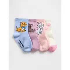 GAP - Pack 4 Calcetines Toddler Niña Blanco