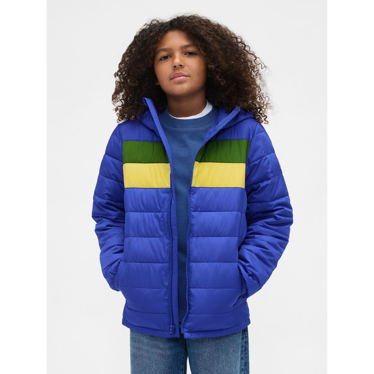 GAP - Chaqueta Niño Puffer Azul Gap