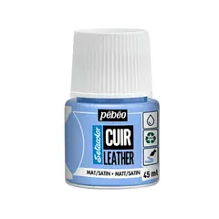 PEBEO - Pintura Para Cuero Frasco 45 Ml Setacolor Cuir Color 10 - Azul Hielo