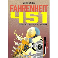 PLANETA COMIC - Libro Fahrenheit 451 (novela gráfica) - Víctor Santos