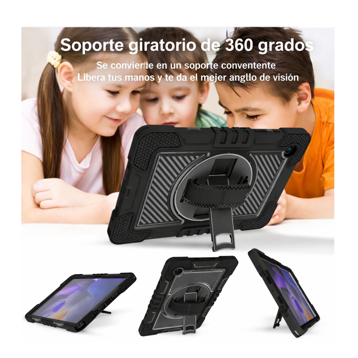 JOIGO - Funda Armadura 360 lami Vidrio Para Tablet Samsung A11 Plus