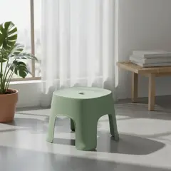 GENERICO - Taburete Plástico Bajo Multiuso 26x23x23cm