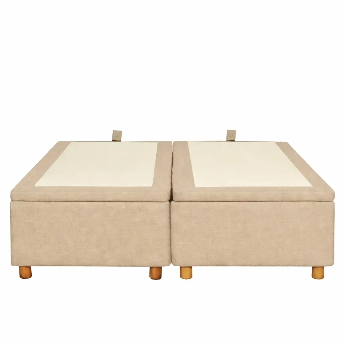GENERICO - Base Baul 2 Plazas Onyx Con Sistema Hidráulico Color Beige