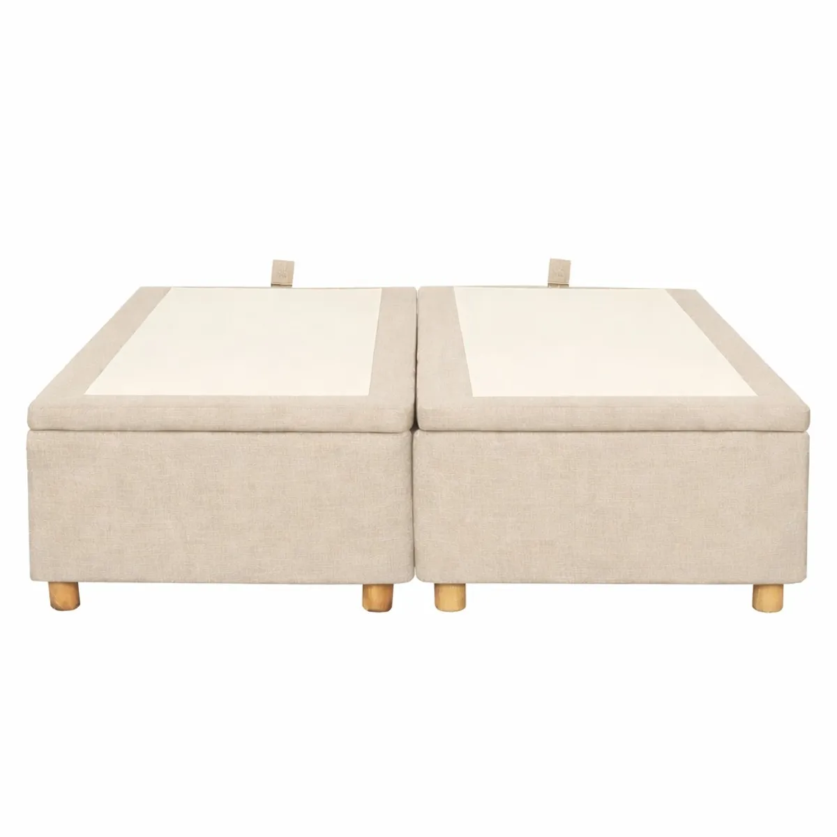 GENERICO - Base Baul 2 Plazas Onyx Con Sistema Hidráulico Color Crudo