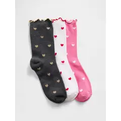 GAP - Pack 3 Calcetines Niña Multicolor