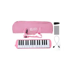 GENERICO - MELODICA 32 NOTAS ROSADO CON BOLSO