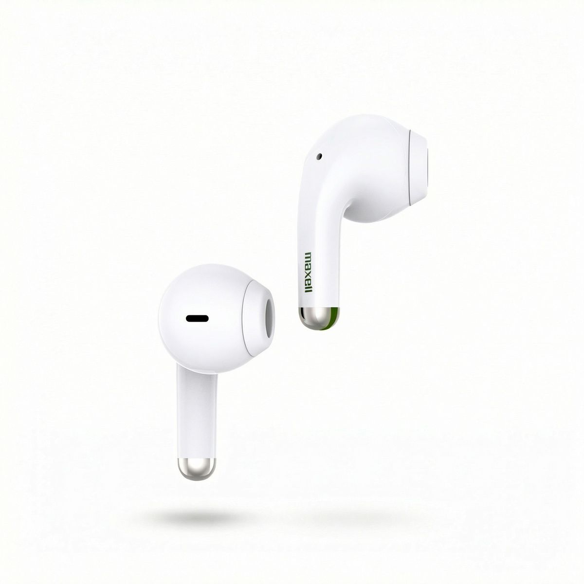 MAXELL - Audífonos Bluetooth inalámbricos Maxell ELIO 12 Horas Blanco/Verde