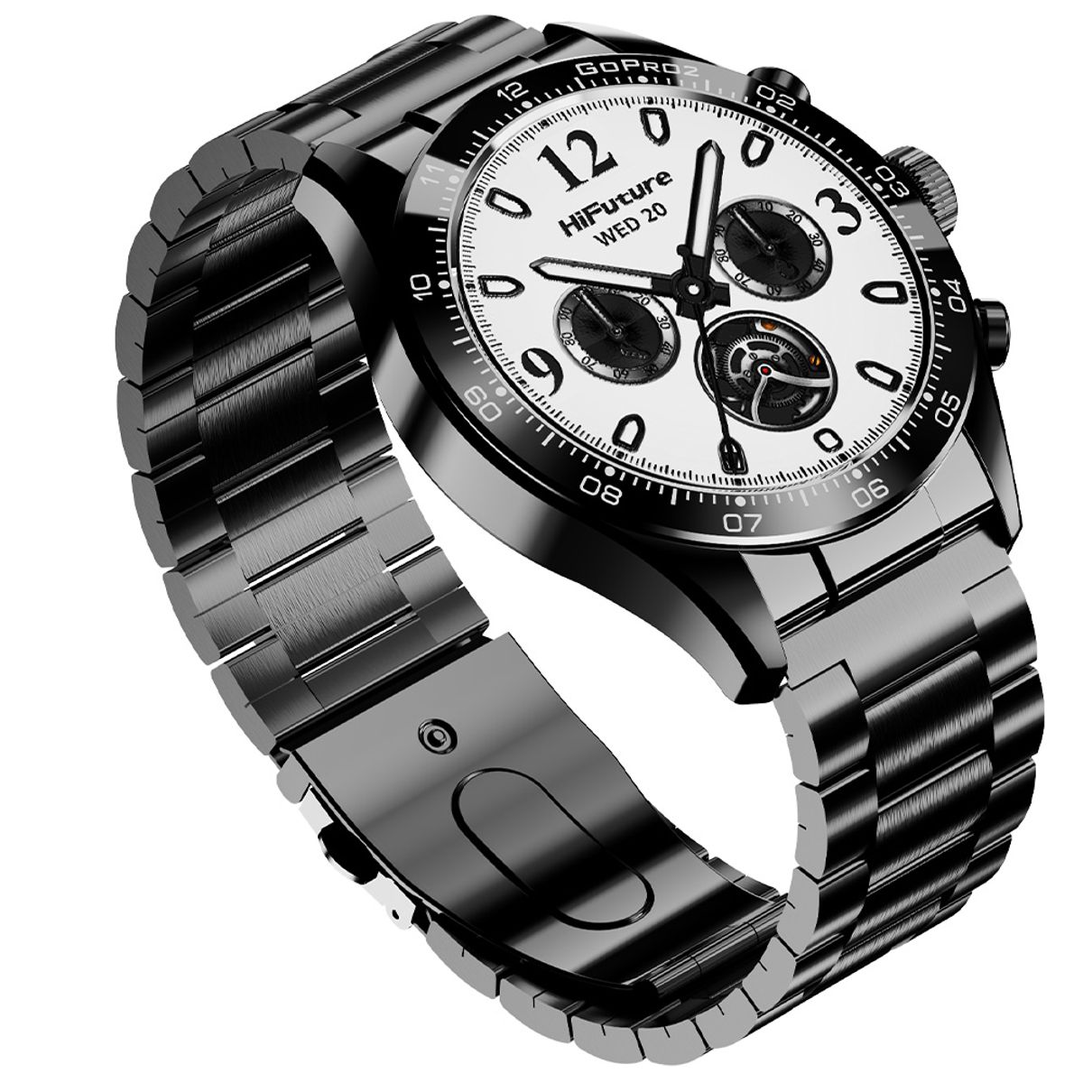 HIFUTURE - Smartwatch HiFuture Go Pro2 Negro con Pantalla 1.32 AMOLED Llamadas 1ATM