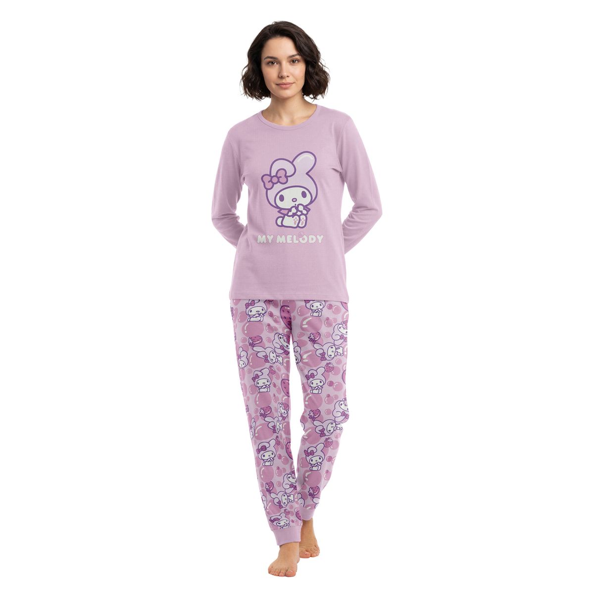 TOP - Pijama Largo Algodón Mujer Invierno My Melody C6 Top