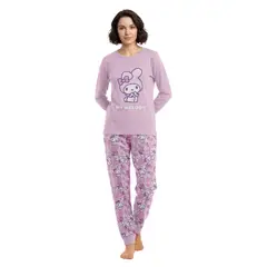 TOP - Pijama Largo Algodón Mujer Invierno My Melody C6