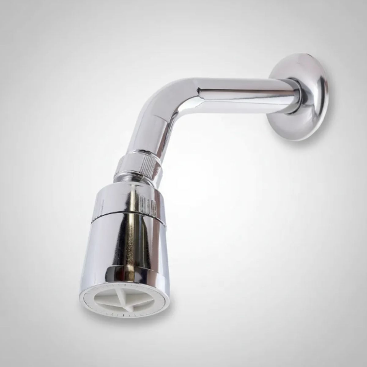 TAUMM - Ducha Fija al Muro Con Difusor Abs Cromado