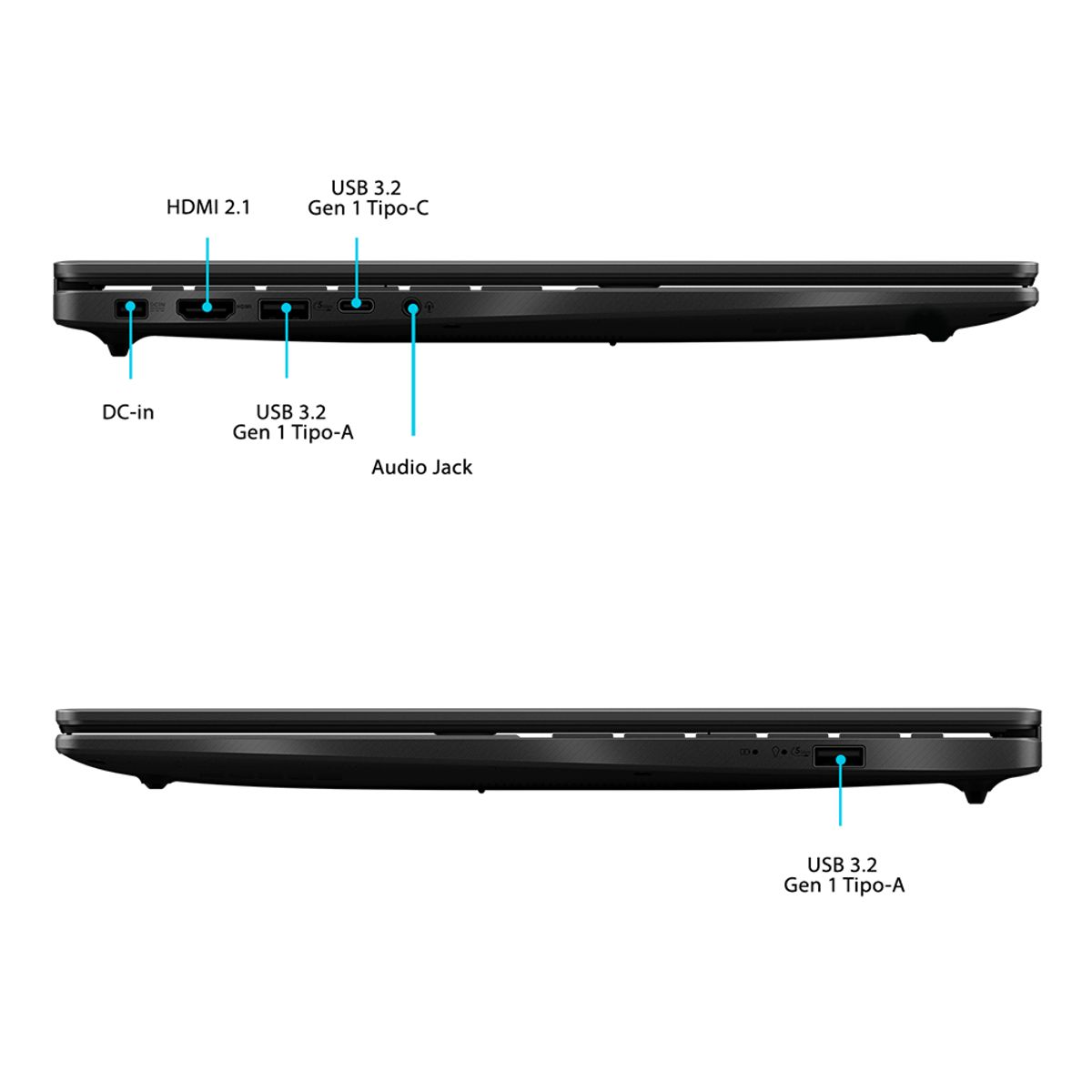 ASUS - Notebook ASUS Gaming V16 Intel Core 7 16GB RAM 512GB SSD RTX 5050 16"