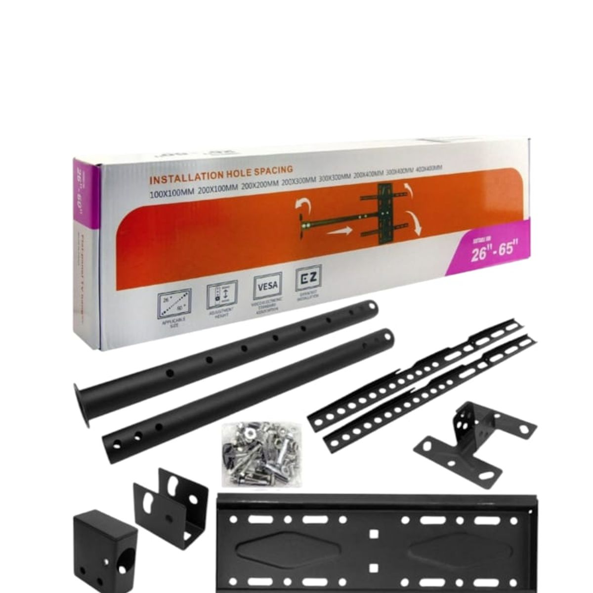 GENERICO - Soporte TV 26- 65 pulgadas Para Techo soporta hasta 45kg