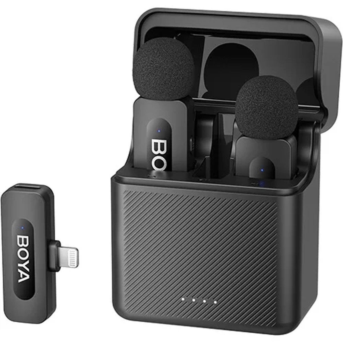 BOYA - Boya BY-V3 Micrófono Inalámbrico Doble Lightning