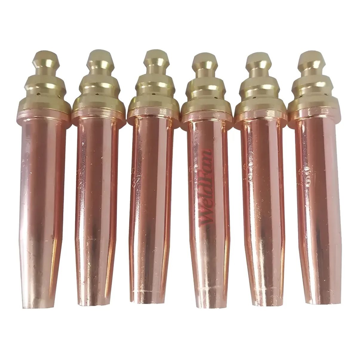 GENERICO - Boquilla Oxicorte Tipo Koike  Propano Para Rana Y Cnc (1-2-3-4-5-6) X6u.