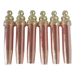 GENERICO - Boquilla Oxicorte Tipo Koike Propano Para Rana Y Cnc (1-2-3-4-5-6) X6u.