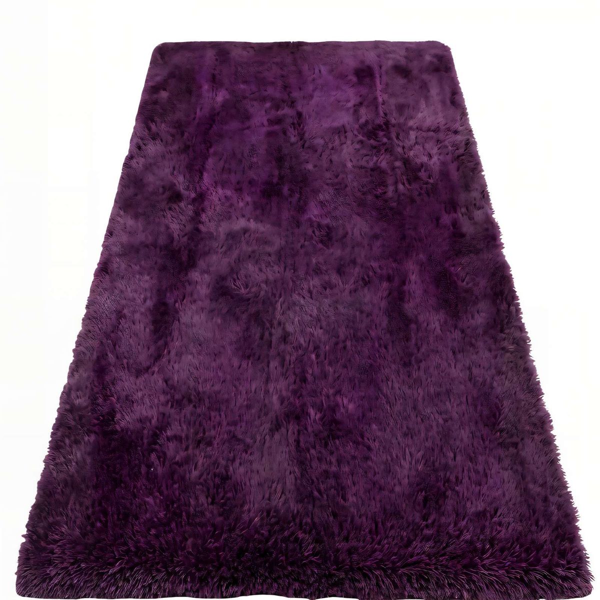 GENERICO - ALFOMBRA PELUDA 200X240   COLOR MORADO 2