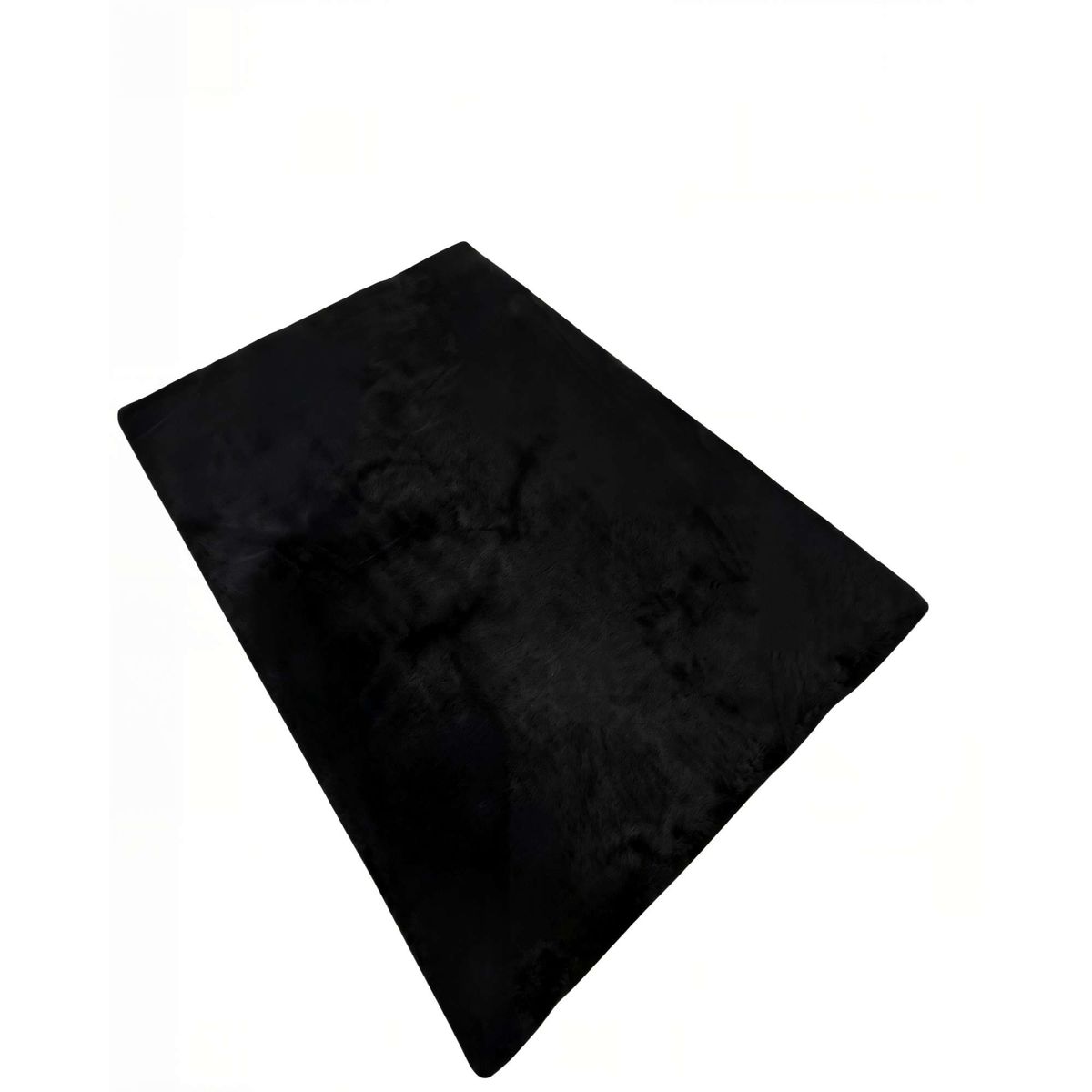 GENERICO - ALFOMBRA PELUDA 200X300  COLOR NEGRO